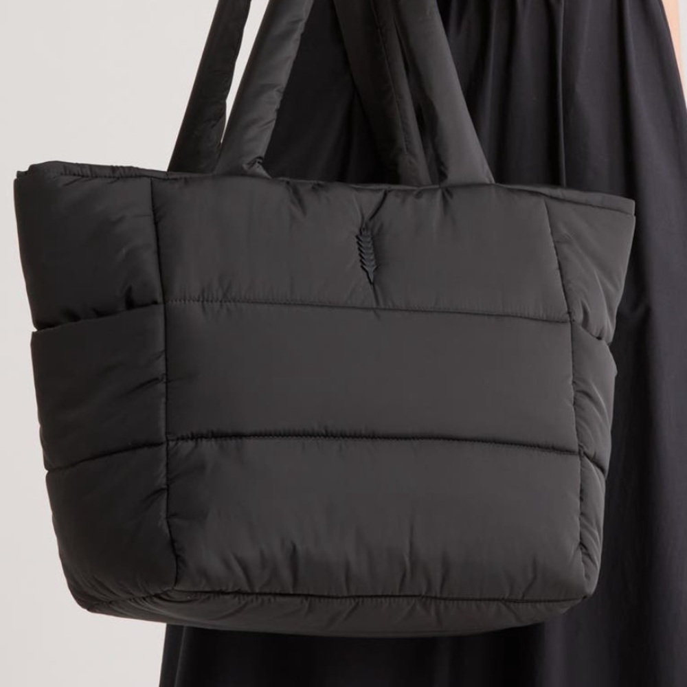 Thacker Quinn Quilted Tote Black